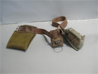 Leather Tool Belt W/Pouches Shown