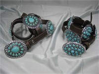 Two Southwest Style Concho Belts Pictured