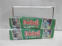 Three Boxes Football Collector Cards Pictured