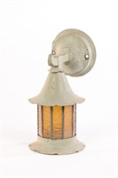 Arts &Crafts Hammered Copper Lantern Outdoor Light