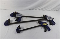 Irwin 24" (2) and 12" quick clamps