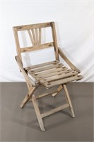 Antique child's folding chair