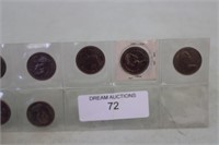 7 Assorted 50c Coins Post 1966