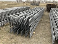10-6 Bar Galvanized Continuous Fence Panels
