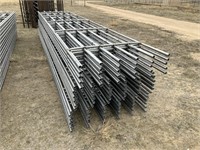 10-6 Bar Galvanized Continuous Fence Panels