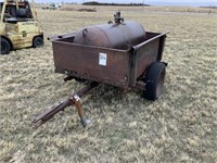 Weed Burner in Small Pickup Box Trailer