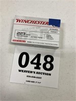 Winchester FMJ 223 rem 55 grain
14 rounds