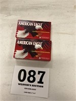 American Eagle 233 rem. 55 grain FMJ
2 boxes of