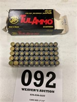 TulAmmo .380 91 gr. FMJ 50 cartridges