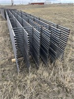 5- 6 Bar 1-1/4" Steel Continous Fence Panels