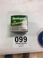 Box of 22 thunderbolt cartridges