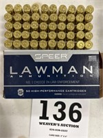 Full box Speer Lawman 45 auto 230 gr TMJ