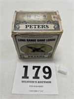 Box of Peters 16ga 6shot ammo.