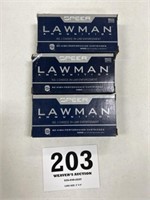 3 Full boxes Speer Lawman 45 Auto 230gr TMJ