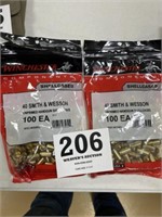 2 Bags New 40 Smith and Wesson Brass