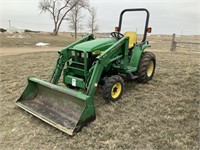 John Deere 4200 Acreage Tractor w/ JD 420 Loader