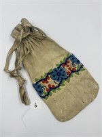 Antique Plains Indian Beaded Bag "Puzzle Bag"