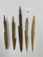 Native Alaskan Harpoon Tips Bone/Walrus Ivory
