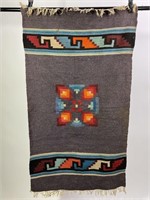Native American Antique Saddle Blanket Rug Woven