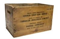 Vintage Wooden Ammunition Box