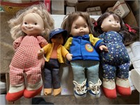 4 fisher price dolls