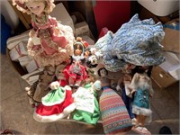 Bradley dolls and porcelain dolls