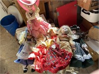 Bradley doll and porcelain dolls