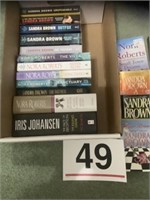 Lot of books - Nora Roberts and Sandra Bown