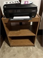 HP Printer 4632 w/printer and sm. bookcase