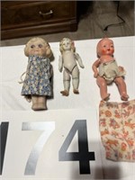 Porcelain Dolls Made in Japan/1 Plastic