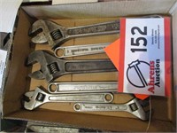 Adjustable Wrenches (6) HD, Wright,