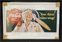 Retro look metal sign  Coca Cola Aviator  - WB