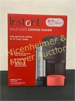 Instant 2 in 1 Coffee Maker: