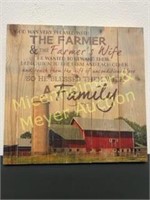 Farmer’s Family Wall Decor