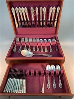 Sterling Silver Flatware Wallace Service for 12
