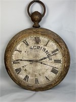 3Ft Tall Wood 1800s Pocket Watch Trade Sign