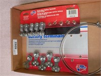Battery Terminals - NIP & 2 Hose Clamps