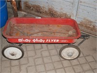 Vintage Hinky Dinky Red Wagon, handle needs repair