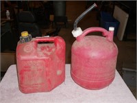 2 Gal Plastic Fuel Cans - Lot of 2