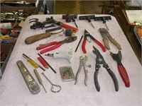 Tools - Tire Needles, Hoof Knife, Wire Stripper &
