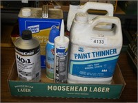 Paint Thinner, Waterproofing Sealer, 2 Cycle Oil &