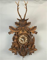 German Black Forest Carved Cuckoo Clock