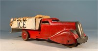 1930s Vintage Ice Truck Tin Toy