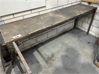 Steel Framed Timber Top Set Down Bench