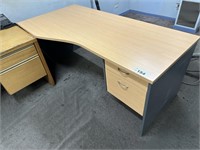 2 Timber Framed Office Desks