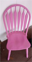 Vintage Pink wooden chair