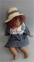 Baby doll, dress and hat