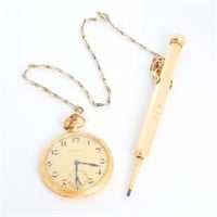 Patek Philippe 18K Yellow Gold Pocket Watch with P