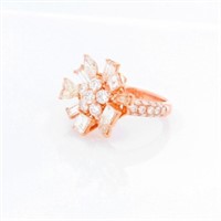 Odelia One of a Kind 18K Rose Gold Diamond Ring Si