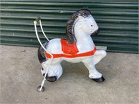 Original Infants Metal Pony Walker on Wheels